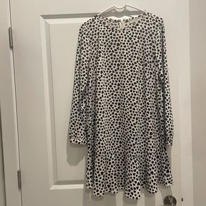 Beautiful Black and White Heart Dress